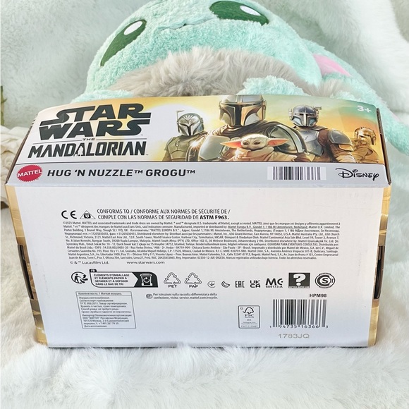 New with tag STAR WARS THE MANDALORIAN by Mattel HUG ‘N NUZZLE GROGU PLUSH - Picture 5 of 6